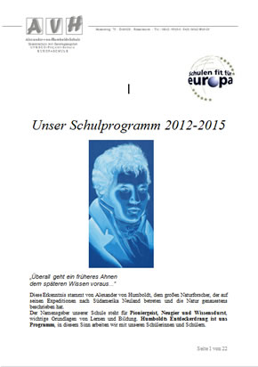 Schulprogramm 2012 - 2015